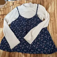 120 重ね着風　カットソー