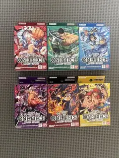 新品未開封】【値下げ交渉OK】ワンピースカード スタートデッキ 6種