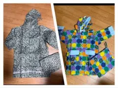 レインコート キッズ(100と110 2点セット)