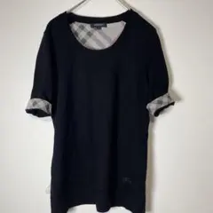 バーバリーロンドン　ニット　半袖ニット　サイズ2 Mサイズ　ノバチェック