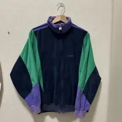 80s adidas Ventex製 ベロア トラックジャケット ジャージ 古着
