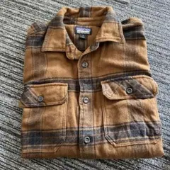 patagonia オーガニックコットン チェックシャツ S