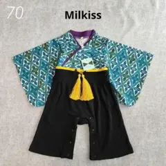 Milkiss　袴ロンパース　70cm　新品タグ付きのサムネイル