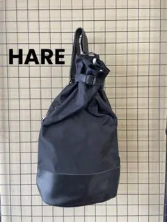 HARE ハレ ワンショルダー ダッフルバッグ ブラック BAG バックパック