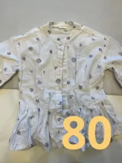 アカチャンホンポ　赤ちゃん本舗　シャツ　ブラウス　ロンパース　チュニック80cm