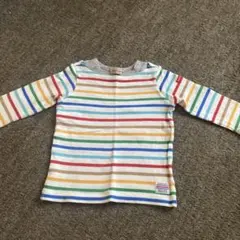 ミキハウス 長袖Tシャツ マルチボーダー 80cmのサムネイル