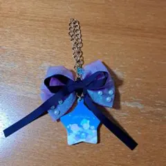 リトルツインスターズ キキララ リボン キーホルダー