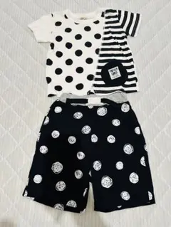 【限定値下】キムラタン　マザーグース　ドット&ストライプセット 95cm 美品