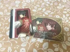 進撃の巨人 カラ鉄 ミカサ ルームキーカード メモリアルカード 鳳凰