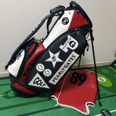 希少 パーリーゲイツスタンドキャディバック トリコロールカラー