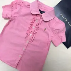 ラルフローレン　フリルブラウス