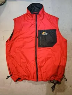 Lowe alpine ロウアルパイン ダウンベスト　収納袋付 赤