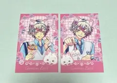悪魔執事と黒い猫 アモン テーマパークデート チェキ風 カード あくねこ