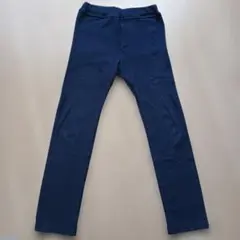 ネイビー ウエストゴム パンツ ポケット付き