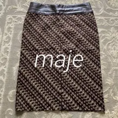 maje 幾何学模様 タイトスカート秋スカートのサムネイル