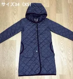 【LAVENHAM】キルティングコート パープル 34