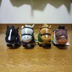 ま*も様 サラブレッドコレクション 馬服マスコットボールチェーン コンプセット