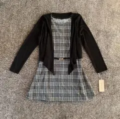 タグ付き ワンピース アンサンブル カーディガン セット