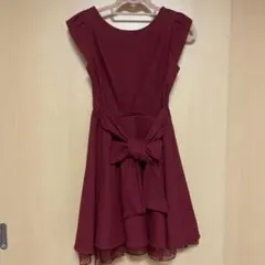 JILL STUART バーガンディドレス Sサイズ