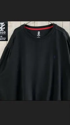 アイゾッド IZOD 古着　長袖　スウェット 裏起毛　刺繍　オーバーサイズ