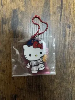 タイトーくじ 侍ジャパン × サンリオ F賞 アクリルキーホルダー キティ