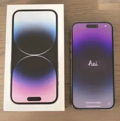 【美品】Apple ⭐︎ iPhone 14 Pro ディープパープル