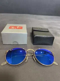 Ray-Ban round metalサングラス