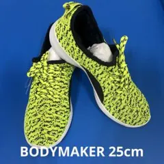 BODYMAKER 裏ボア付き アッパーニットスニーカー 25cm