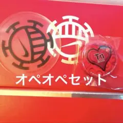 NIKE×ワンピース コラボ 限定キーホルダー 缶バッジ セット 新品 オペオペ
