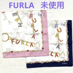 未使用タグ付き　FURLA 大判　ハンカチのサムネイル