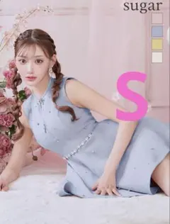 ROBE de FLEURS ビジュー フレア ミニドレス キャバドレス