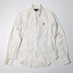 ラルフローレン リネンシャツ 白 現行QR 25ss CLASSIC FIT L - メルカリ