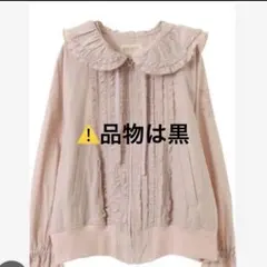 黒✨美品✨ピンクハウス　フリルダンガリーフード付きブルゾンのサムネイル
