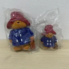 希少・当時物 くまのパディントン ソフビ 貯金箱 大・小2個セット 비매품