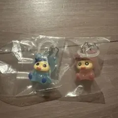 クレヨンしんちゃんみんなでくまパジャマ めじるしアクセサリー 2個セット