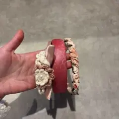 ヘアバンド 3個セット ピンク