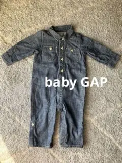 baby GAP デニム風 ロンパース 80cm