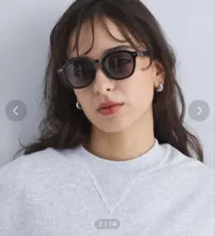 GREEN LABEL RELAXING クラウンパントフルリム カラーレンズ