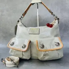Y2K COACH Poppy Double Pocket 2way Bag ②