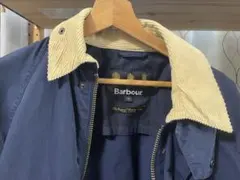 Barbour ネイビー ジャケット コーデュロイ襟　ノンワックス　サイズ34のサムネイル