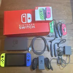 Nintendo Switch 本体ネオンイエロー/ネオンブルー ジョイコン付き