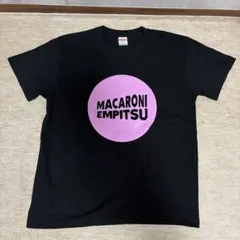 マカロニえんぴつ Tシャツ ブラック ピンク Mサイズ TALTOのサムネイル