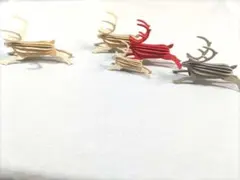 Lovi 로비 상태좋음 나무 입체 오브제 순록 5체 세트