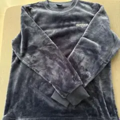 OUTDOOR フリース トレーナー L ネイビー