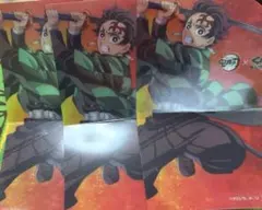 鬼滅の刃 くら寿司 炭治郎 オリジナルシート 3枚セット