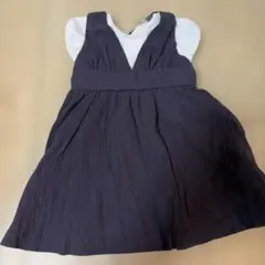 petit main ダークネイビー ワンピース