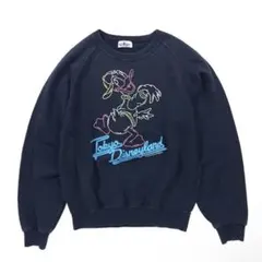 90s 東京ディズニーランド 発砲プリント ドナルド スウェットのサムネイル