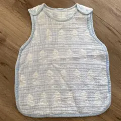 familiar ベビースリーパー 水色 クマ柄　使用感あり