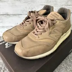 【希少】NewBalance M997BKR USA製 革靴25.5
