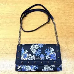 土曜までの出品！マイケルコース チェーンバッグ 結婚式 お呼ばれ 花柄 